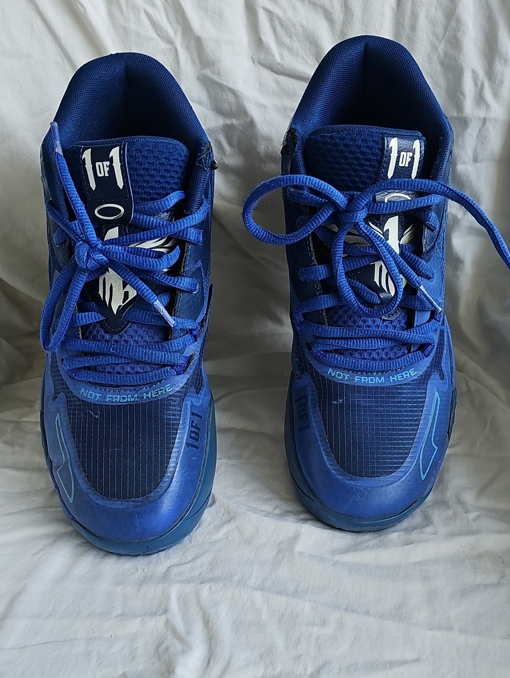 Melo Blue Athletic Basketball Sneakers - 1 of 1 Collection